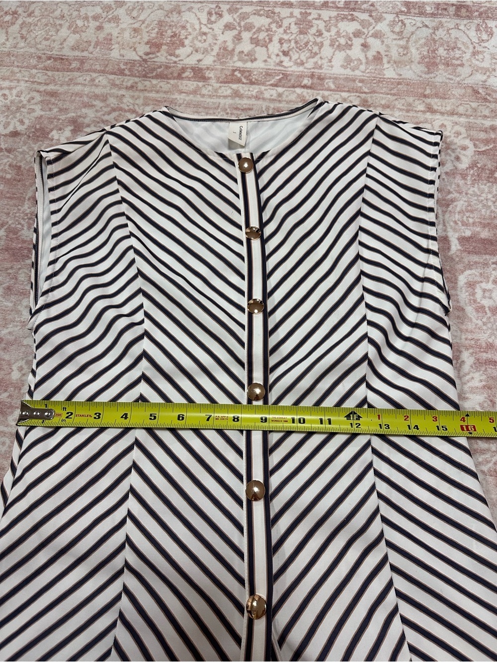 Commense 🖤 SET Striped Belted Top & Pants - Picture 16 of 16